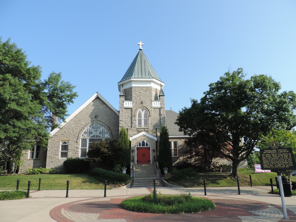 Highland United Methodist Church.,Fort Thomas, KY, USA.. Church built in 1900