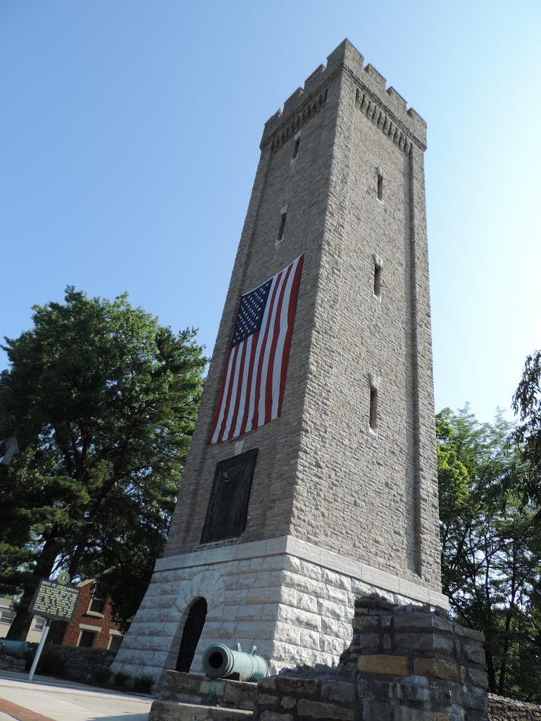 Stone Water Tower, circa, 1890.   National Register of Historic Places.