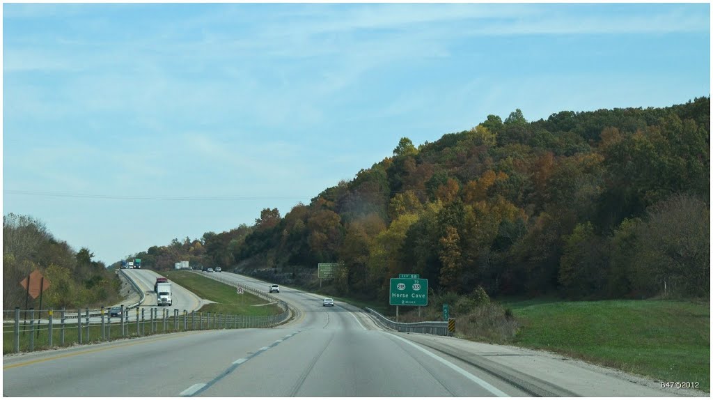 From Bowling Green on I65 North - Kentucky - USA