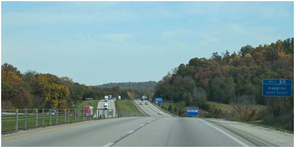 From Bowling Green on I65 North - Kentucky - USA