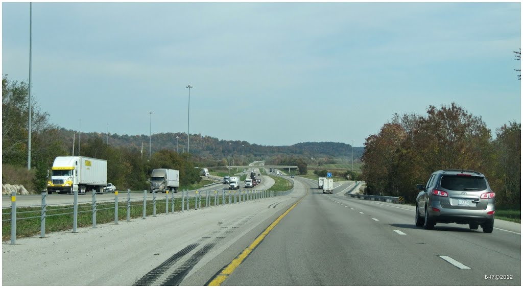 From Bowling Green on I65 North - Kentucky - USA