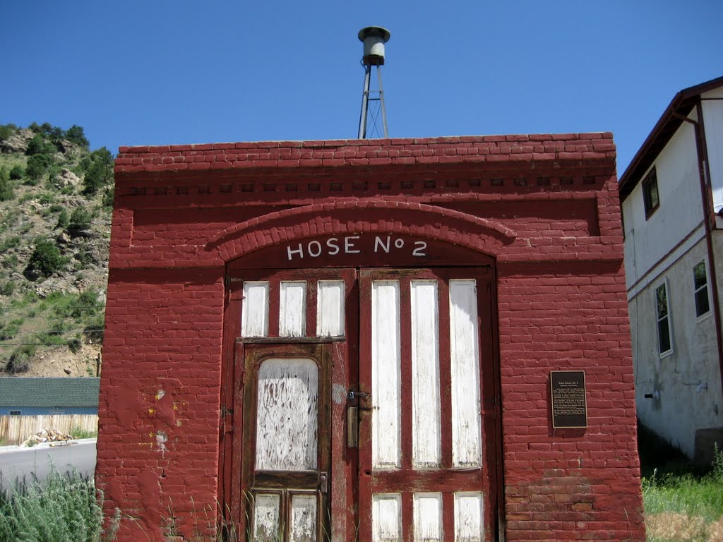 19th century fire hose wagon house