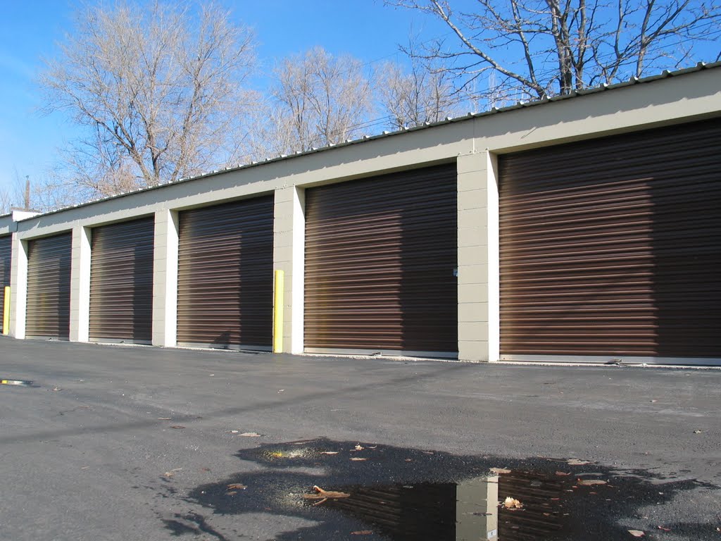Drive up storage units at National Self Storage