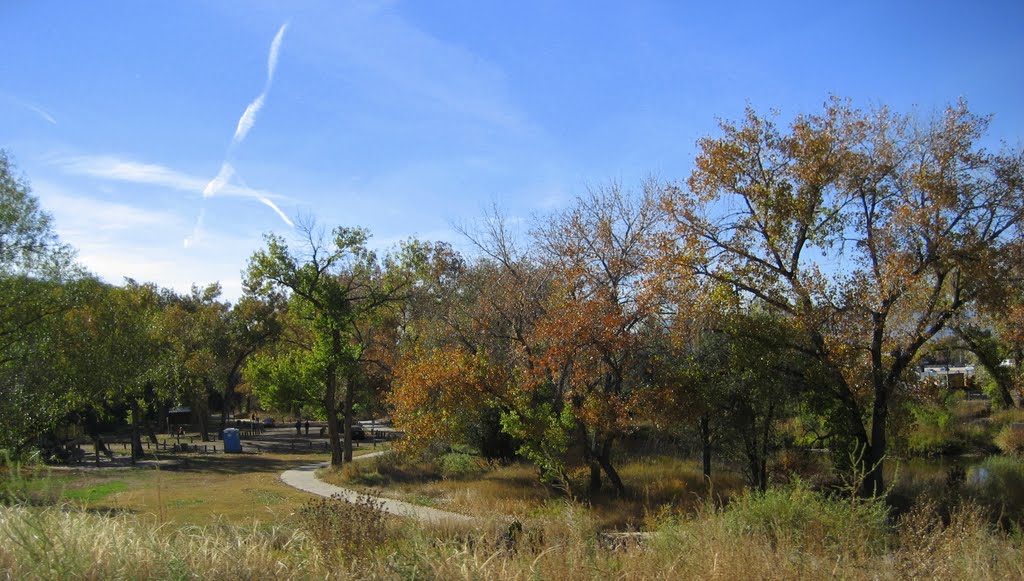 bike & walking path along Clear Creek