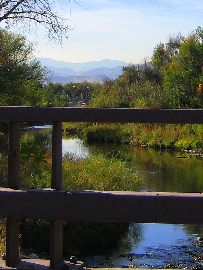 view to Golden & beyond along Clear Creek