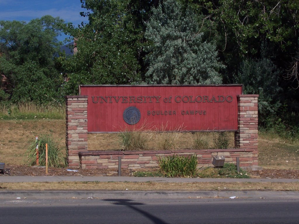 University of Colorado sign