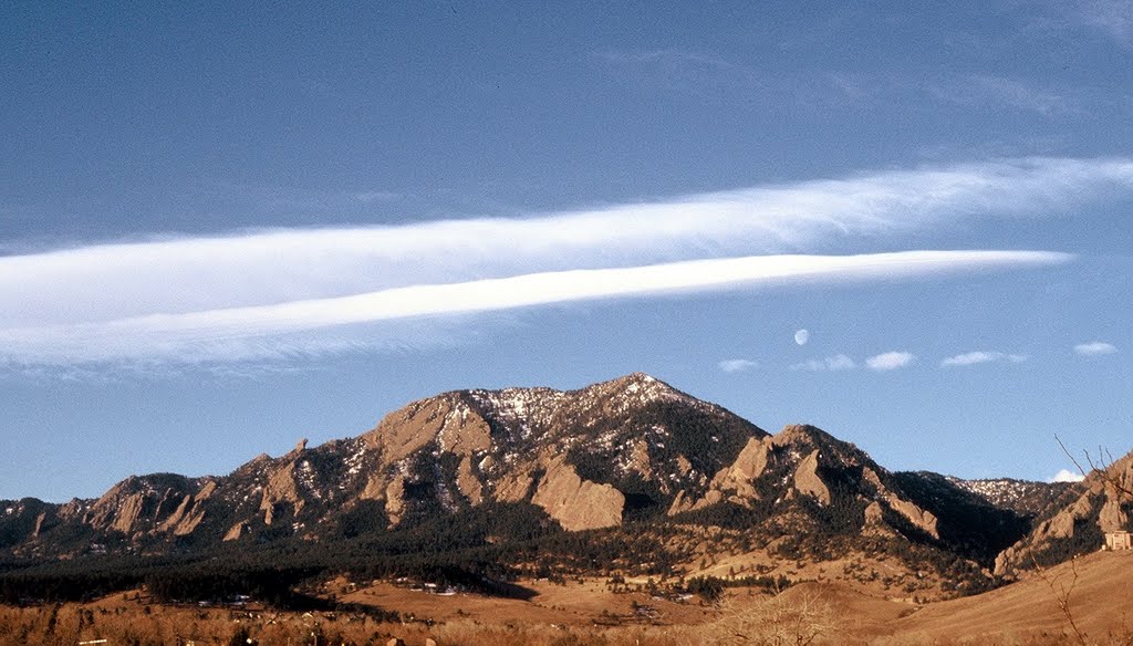 Flatirons, and Bear Peak