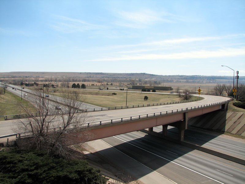 View from atop RTD Park n Ride in South Boulder.