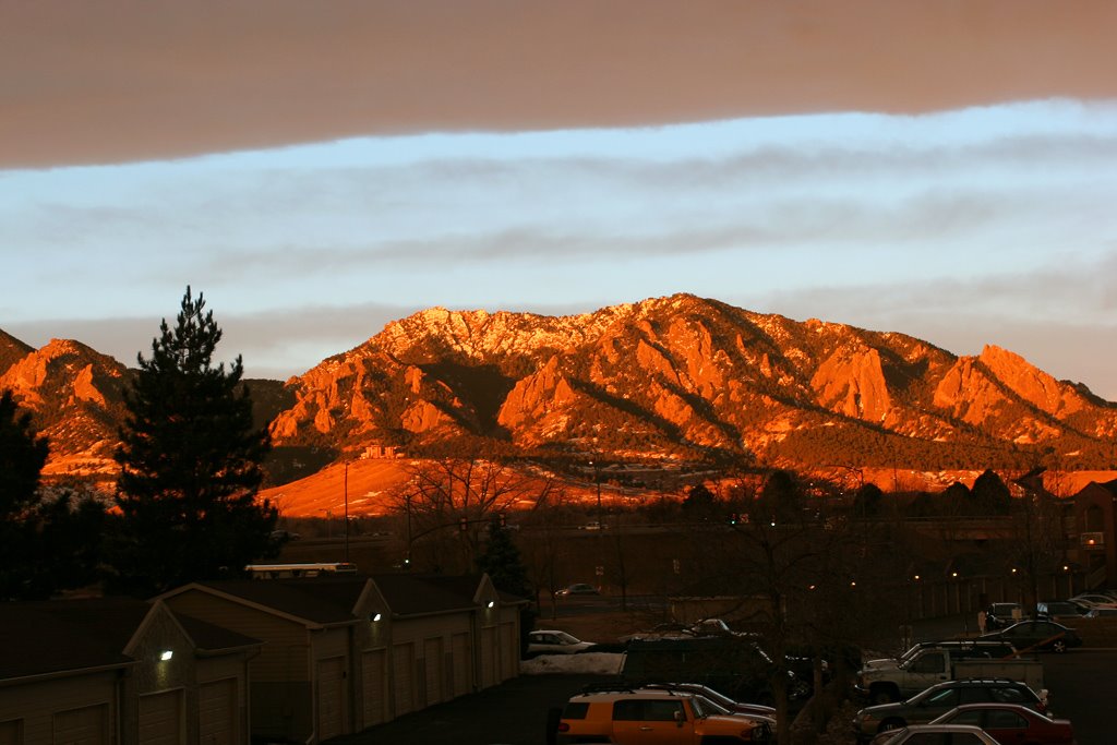 Sunrise in Boulder, Colorado