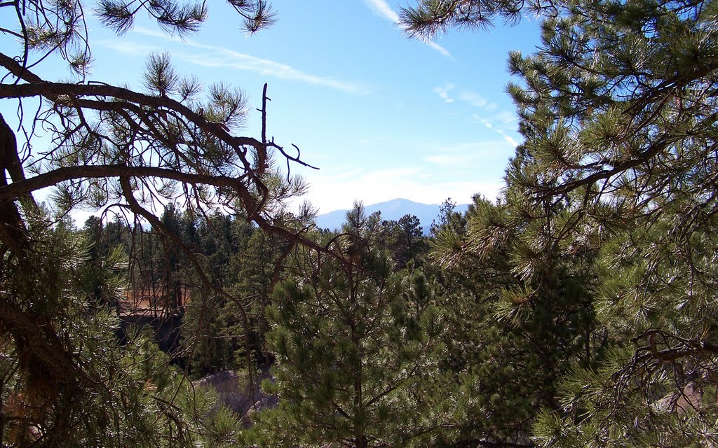Pikes Peak from Taylor Memorial Chapel