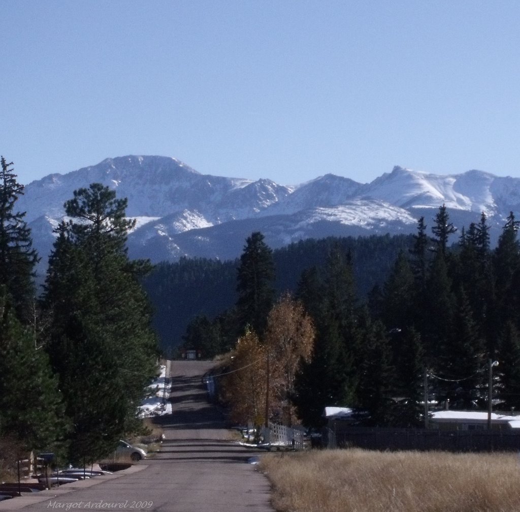 Pikes Peak from Woodland Park