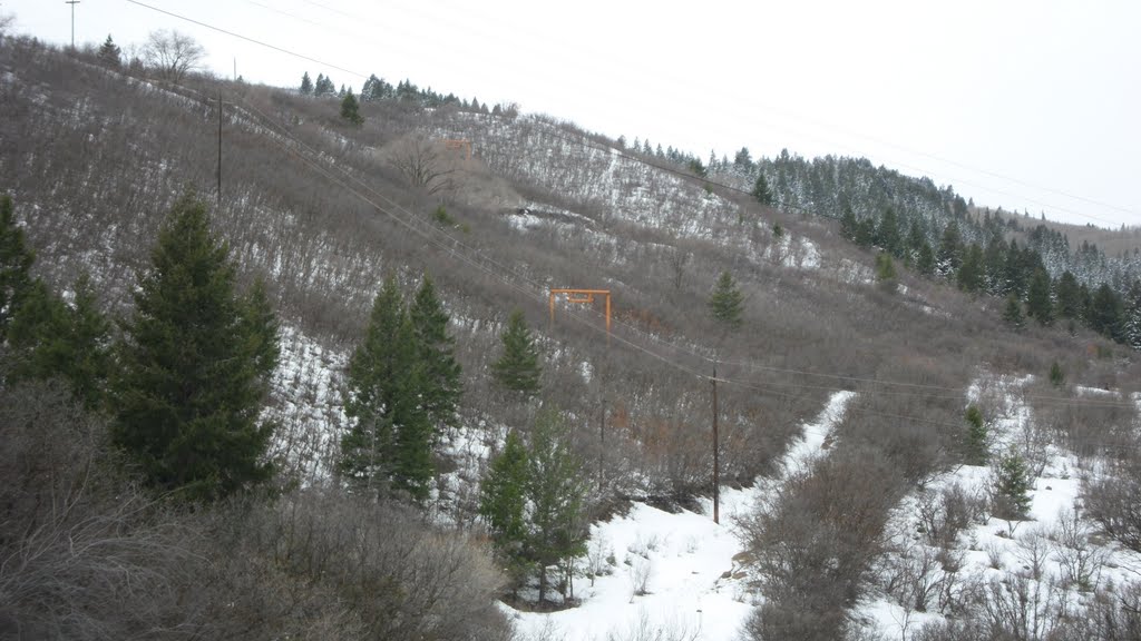 Old Ski Chair Lift on Red Mountain