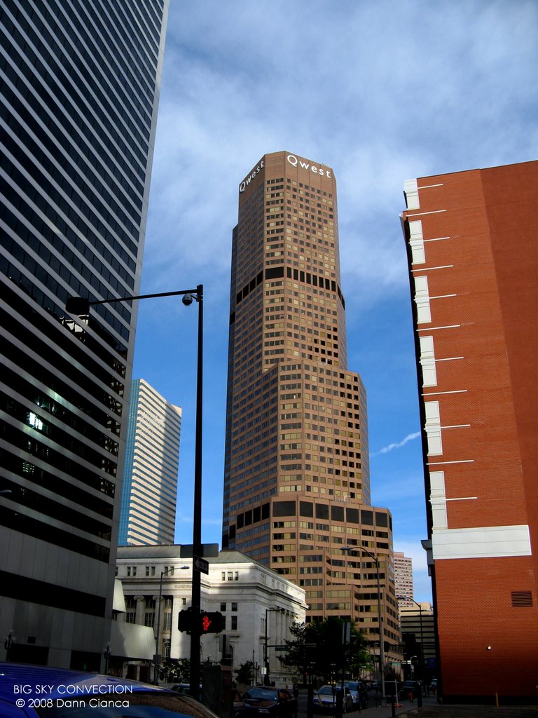 2008 - May 19th - 00:19Z - Looking SE - Qwest Building from 18th and Curtis.2008 - May 19th - 00:19Z - Looking SE -  Qwest Building from 18th & Curtis.