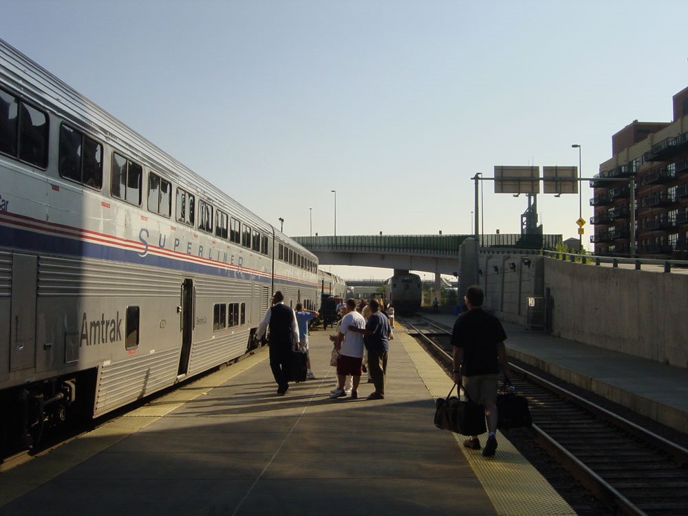 Boarding Amtrak in Denver Union Station