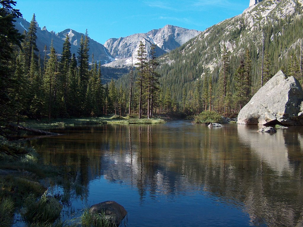 Mills Lake, Glacier Gorge, Rocky Mountain National Park, Colorado