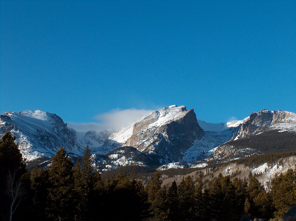 Hallett Peak and Glacier Basin, Rocky Mountain National Park, Colorado