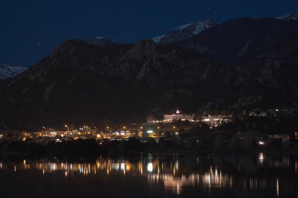 Estes Park Reflection In Lake Estes, Estes Park, Colorado