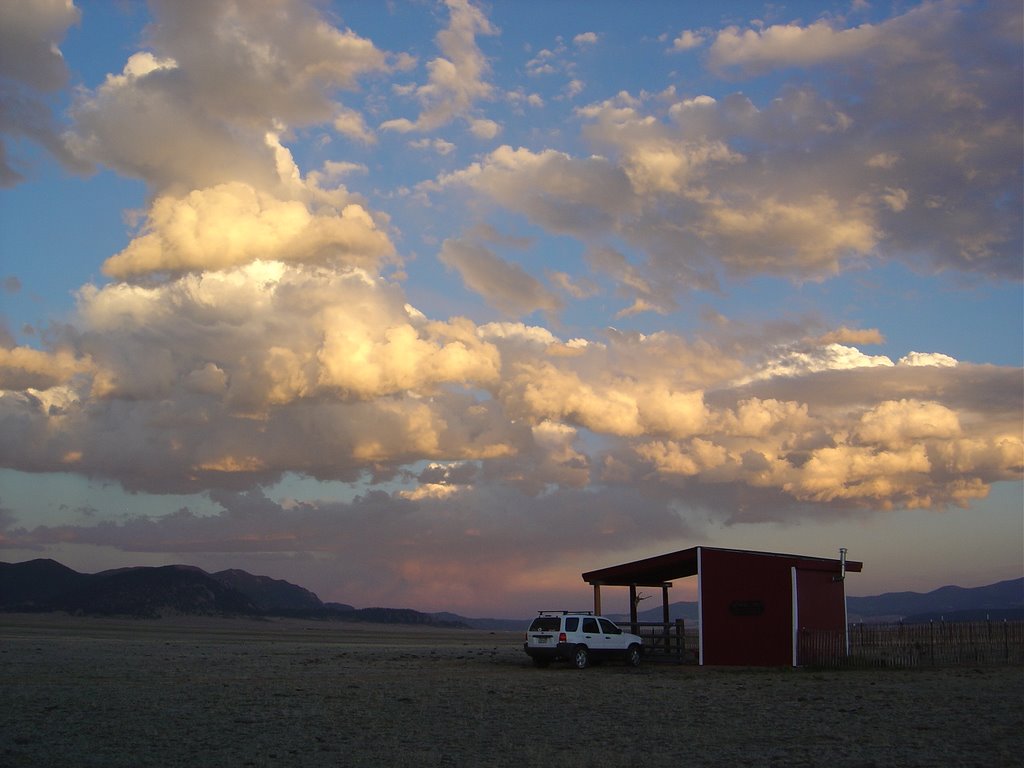 Sunset in South Park, Colorado.