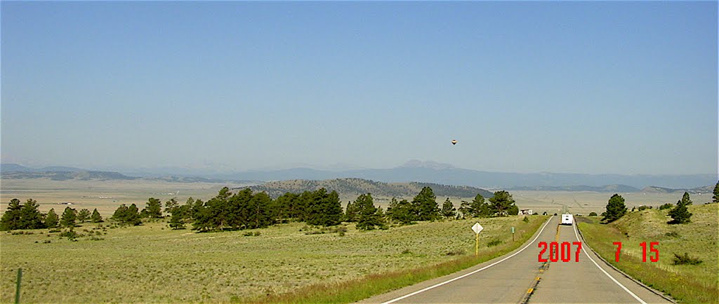 Headed west into South Park from Wilkerson Pass