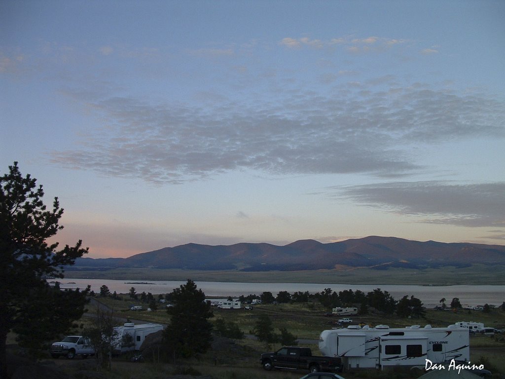 Overlooking the lake