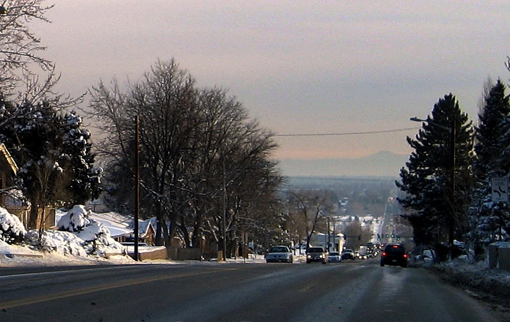distant Pikes Peak