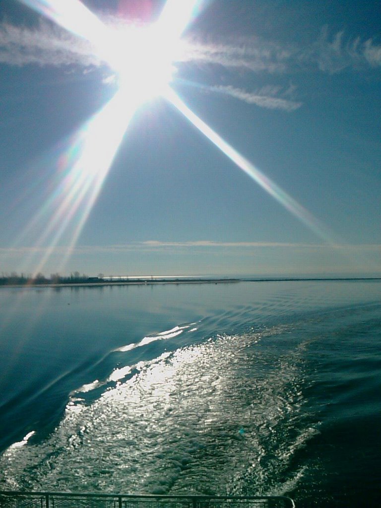 Port Jefferson Ferry - Pulling into Bridgeport