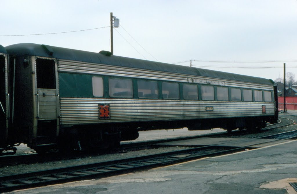 New York, New Haven and Hartford Railroad Passenger Coach No. 2533 at Danbury, CT