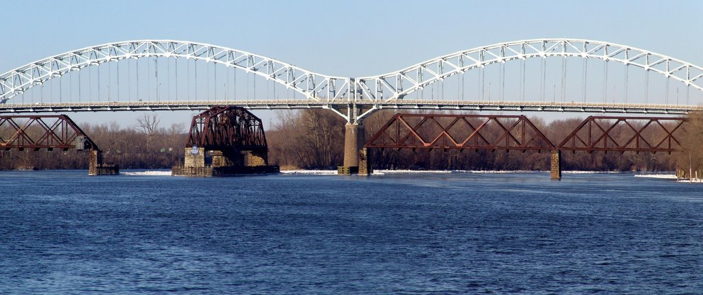 Arrigoni Bridge, a view from Harbor park