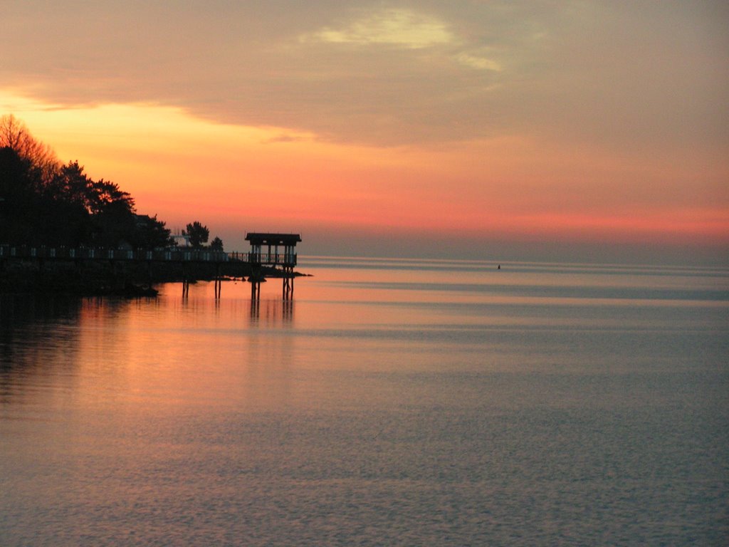 from the pier