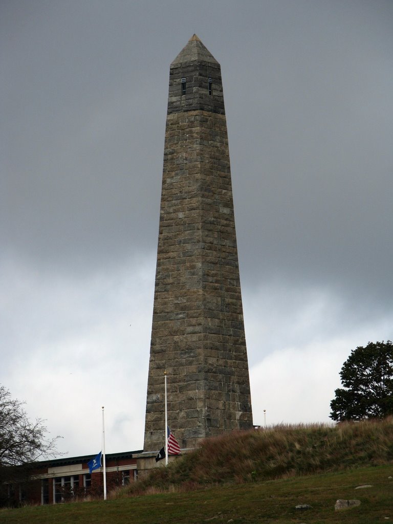 Fort Griswold Monument seen from the shot furnace