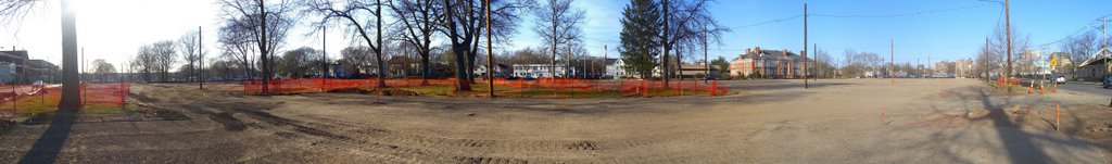 20080416 New Haven Orchard-Sherman Temporary Parking Lot Under Construction