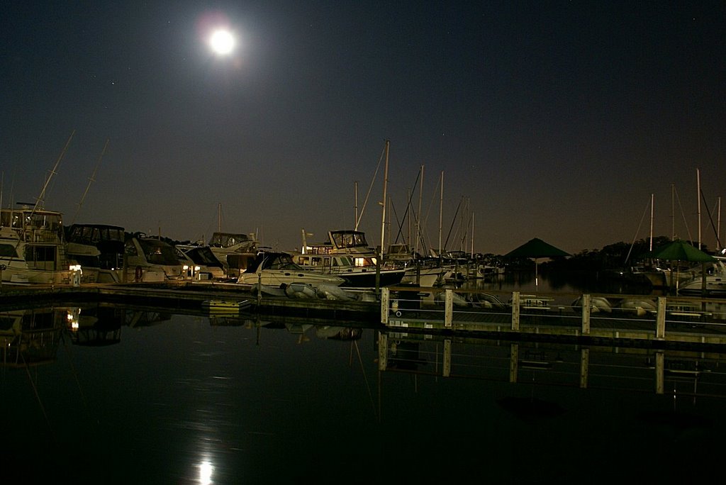 Harbor Plaza, at Night