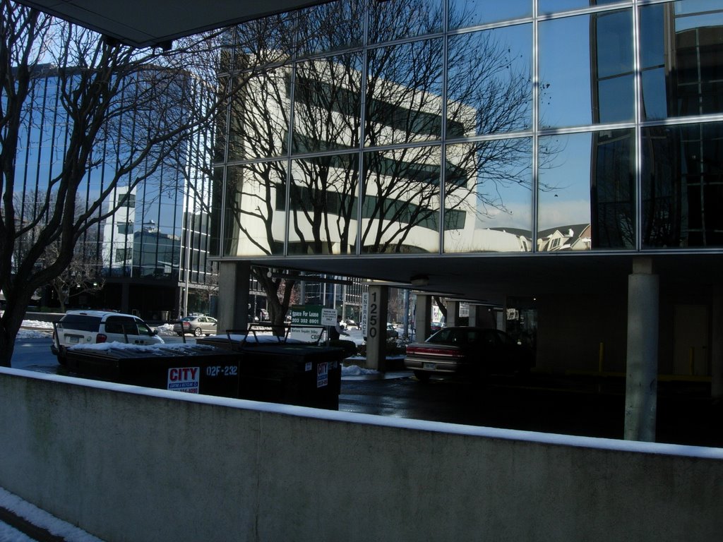 office reflection