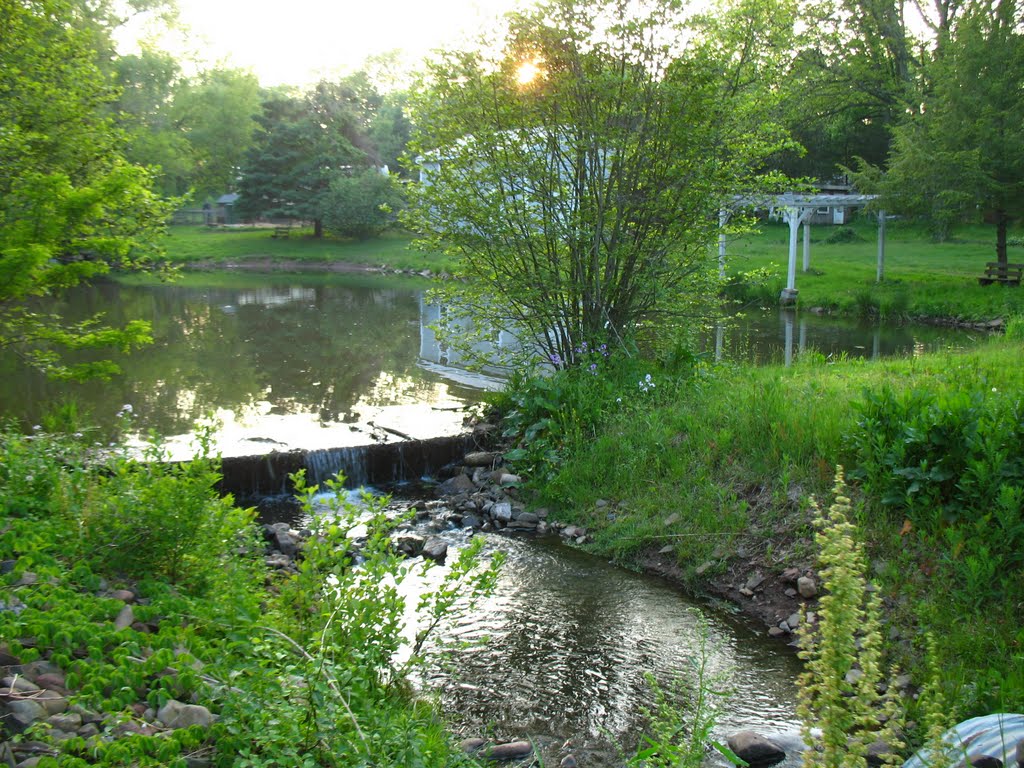 Dam on Sawmill Brook from Atkins St., Middletown - May 14 2010