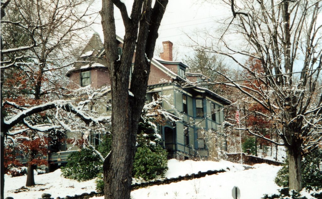 House on the Hill in winter