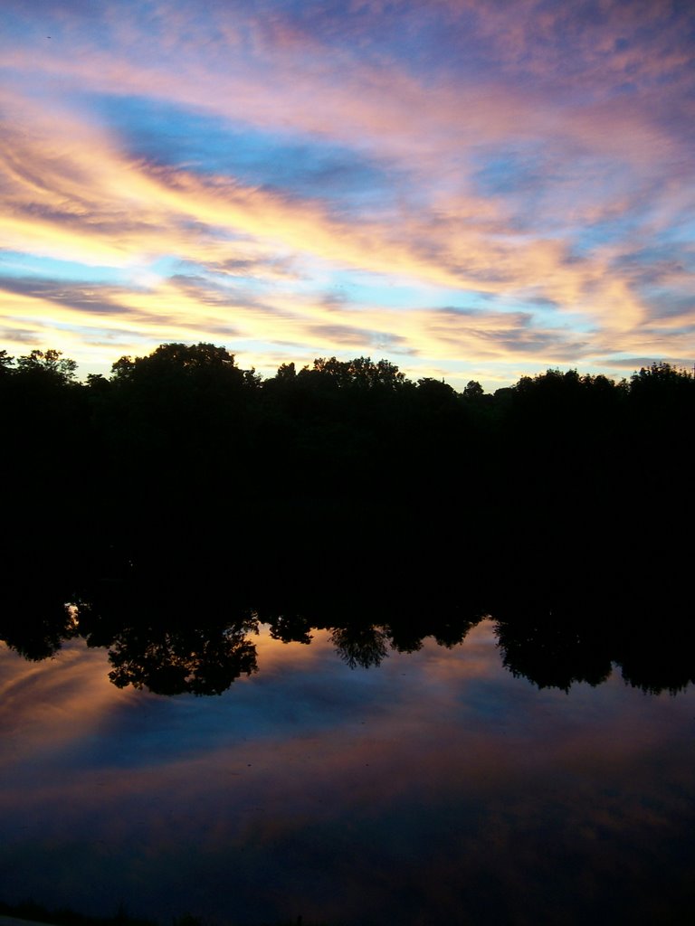 Sky and reflection on Ash Creek