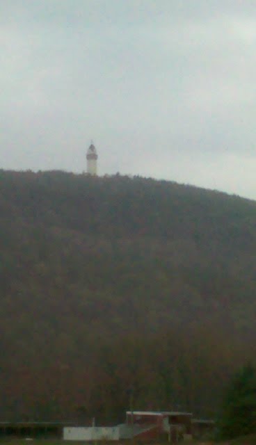 Heublein Tower Atop Talcott Mountain (Close-Up, Profile), Simsbury, CT April 24 2011