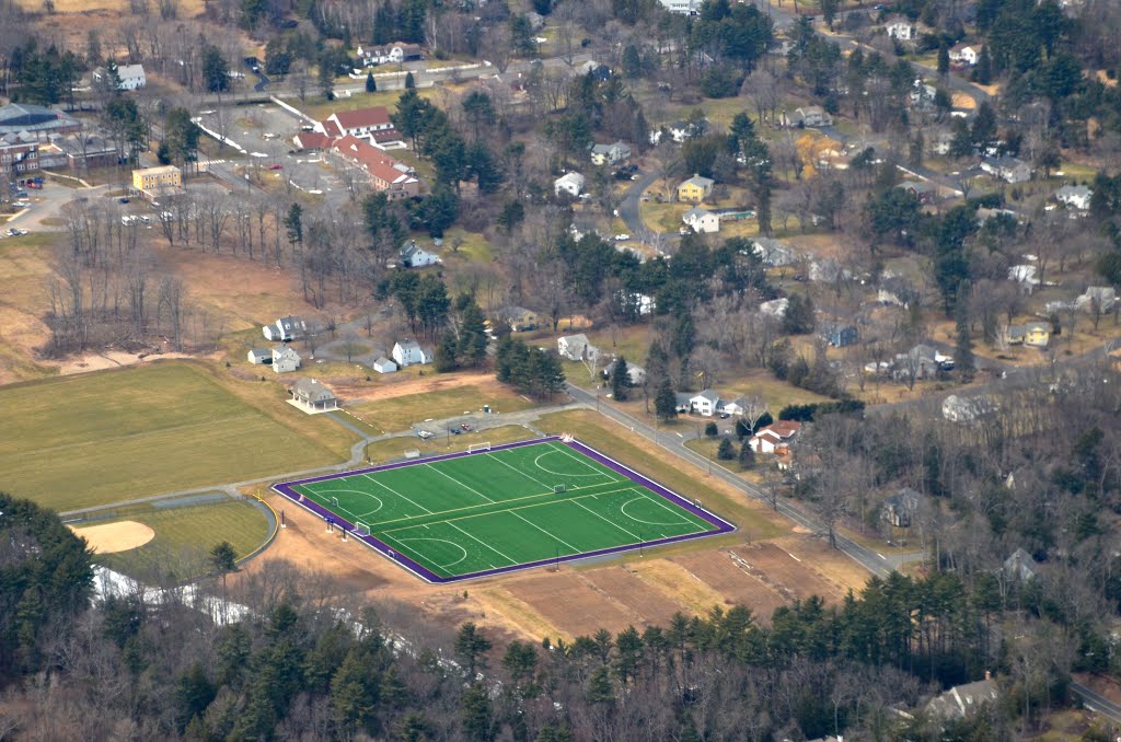 Athletic fields on Sand Hill Road