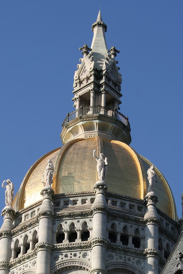 Hartford, CT State Capitol, Gold Top - 11/2009