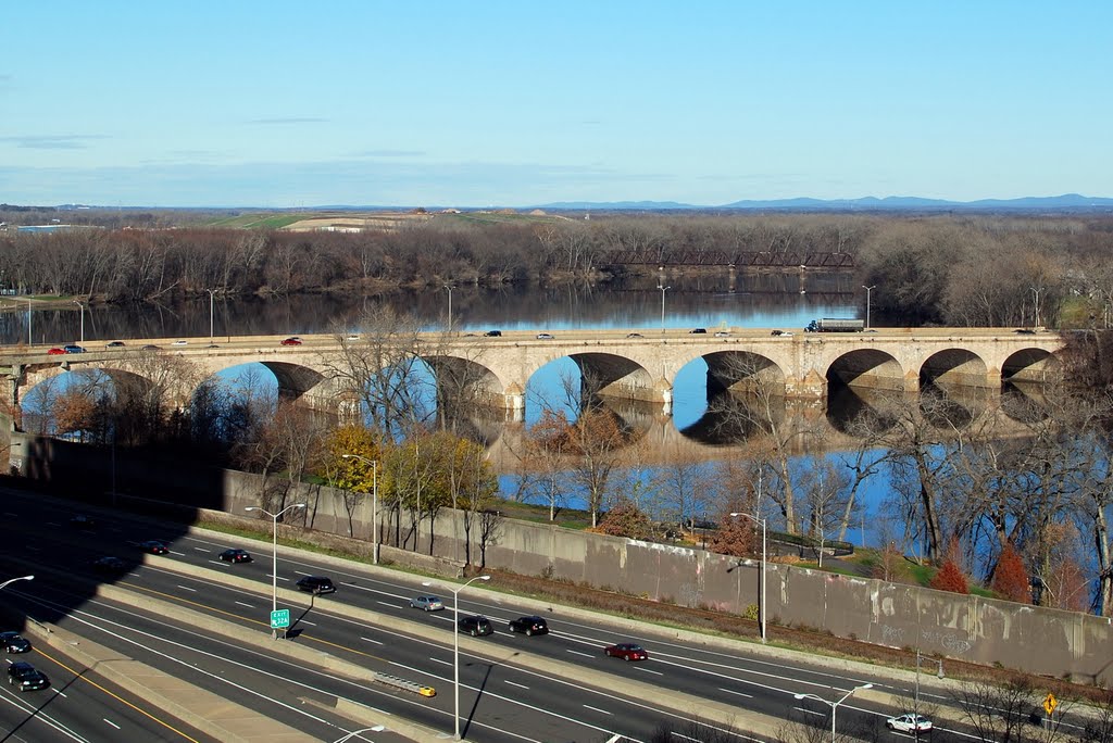 Bulkeley Bridge, Connecticut River, Hartford, CT