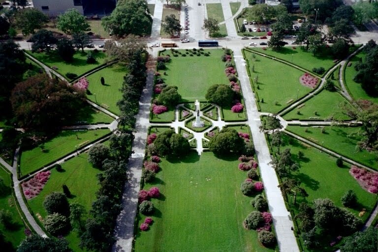 state capitol park from capitol building observation deck, Baton Rouge, Louisiana