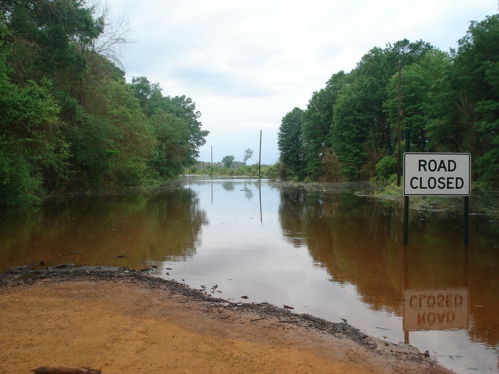 Rocky Branch Rd flooded