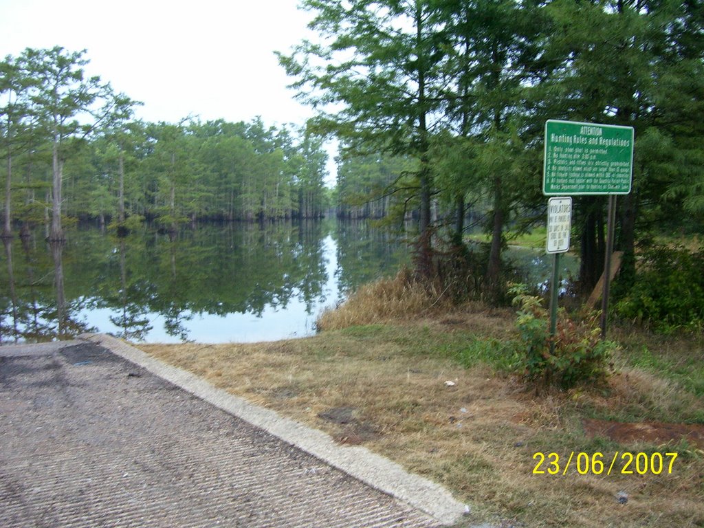 Boat ramp, Cheniere Lake, West Monroe, LA