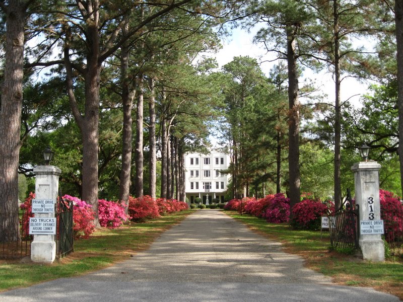 Entrance to St. Charles College in Grand Coteau