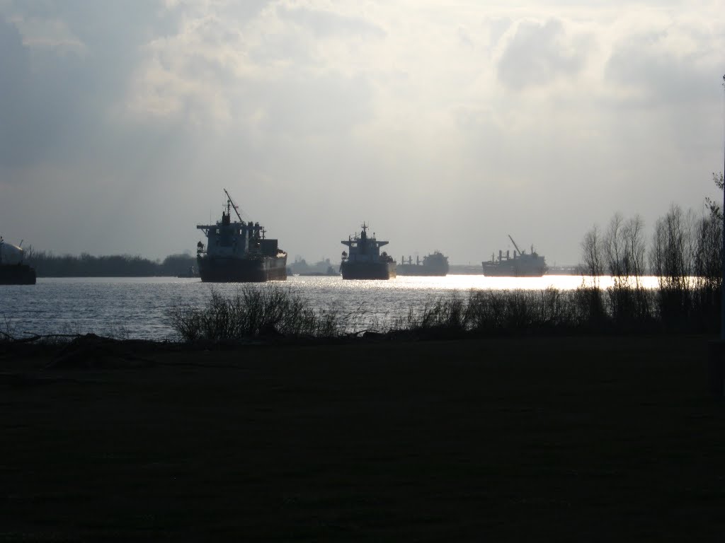 Mississippi River from Kenner March 2013