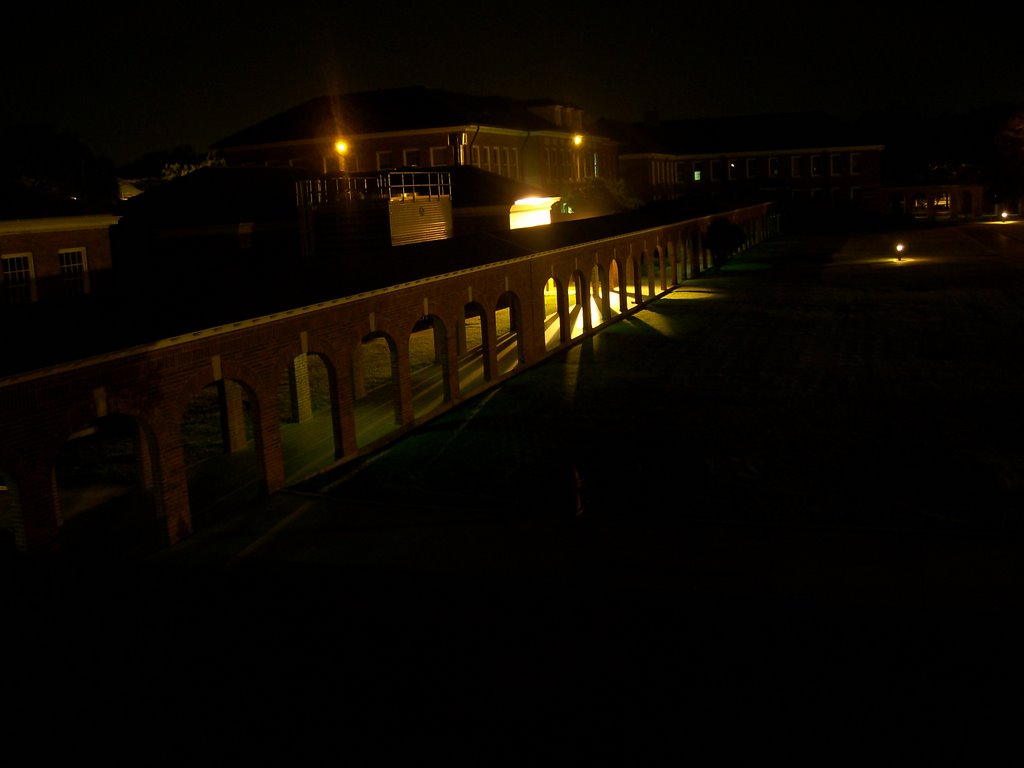 ULL Quad at Night