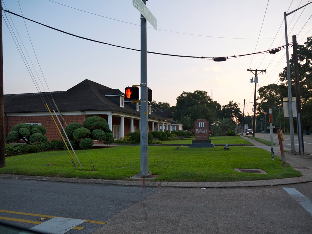 Dustys view of Martin Castille Funeral Home