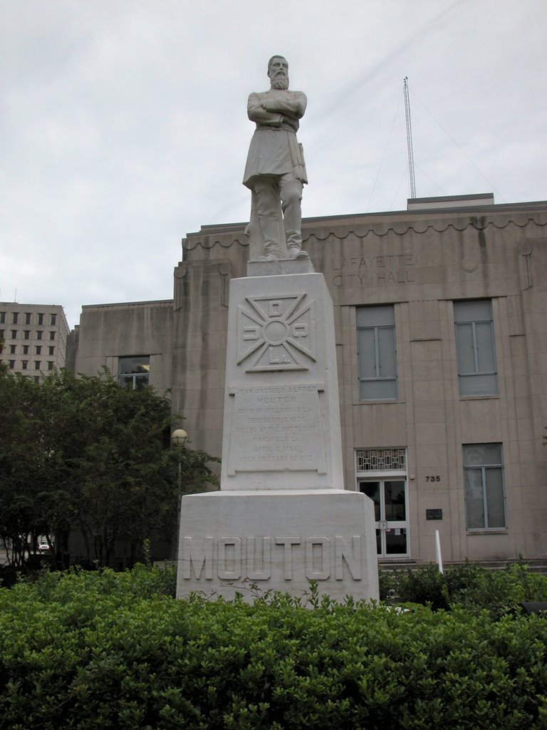General Alfred Mouton Monument, Corner of Jefferson & Lee Streets, Lafayette, Louisiana