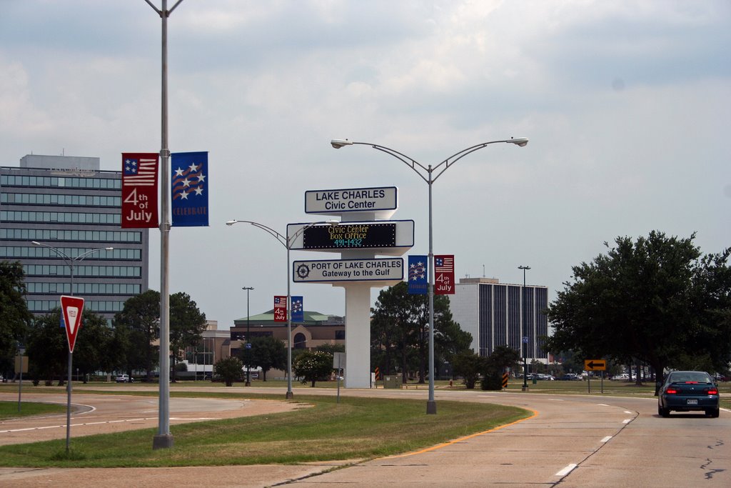 LC Civic Center Sign