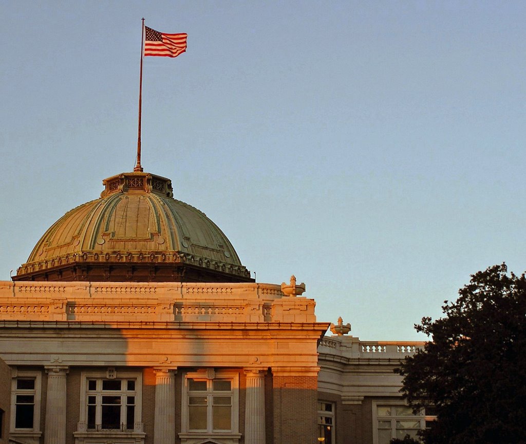 Parish Courthouse Dome at Sunset